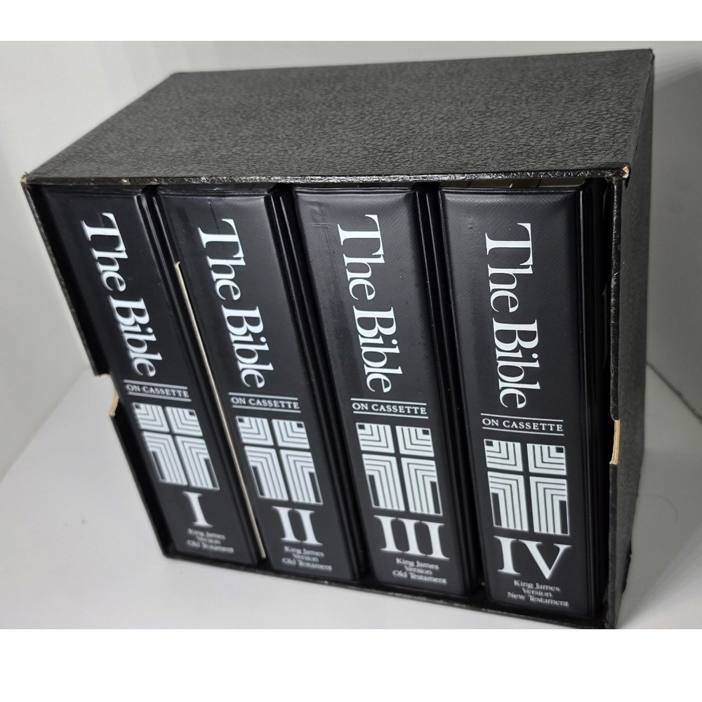 Hosanna The Bible on Cassette KJV Complete 4 Volume Set Old New Testament 1985